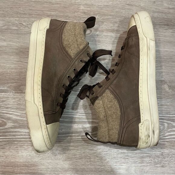 Pajar Tray Men's Winter Sneaker high top Wool Sued Sz 11 - Picture 2 of 9